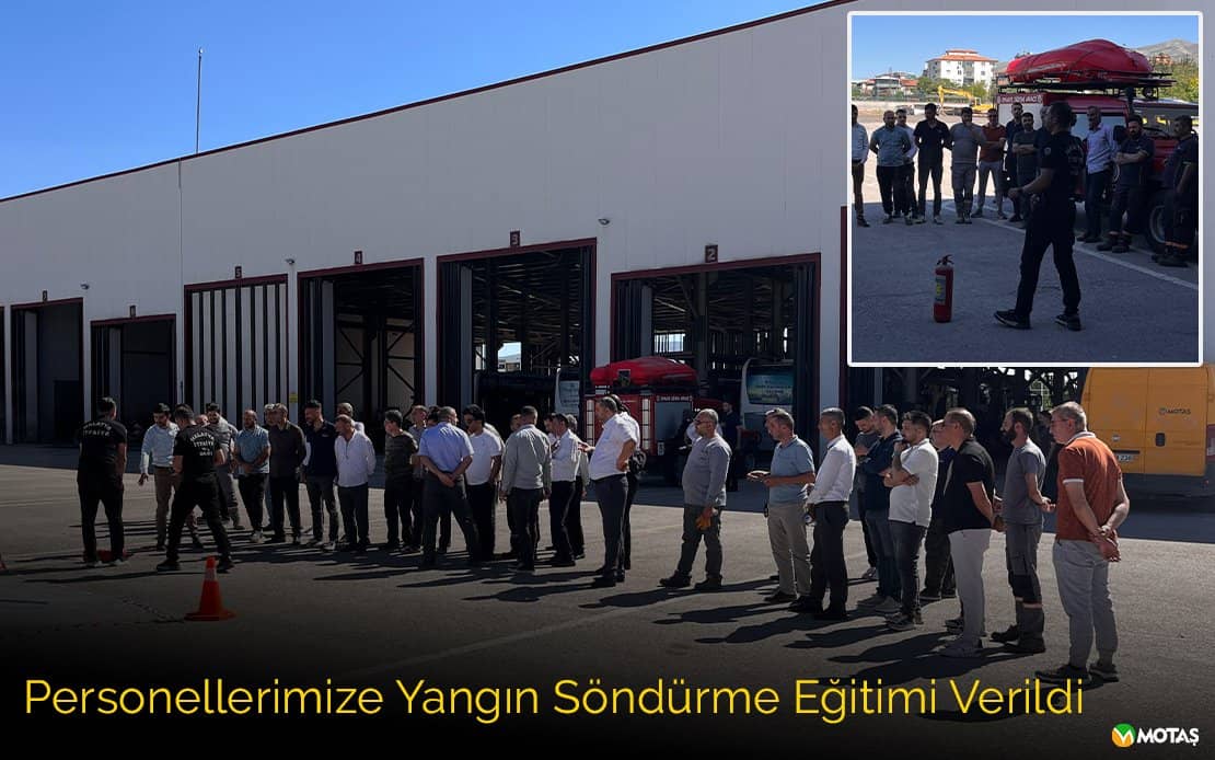 Personellerimize Yangın Söndürme Eğitimi Verildi